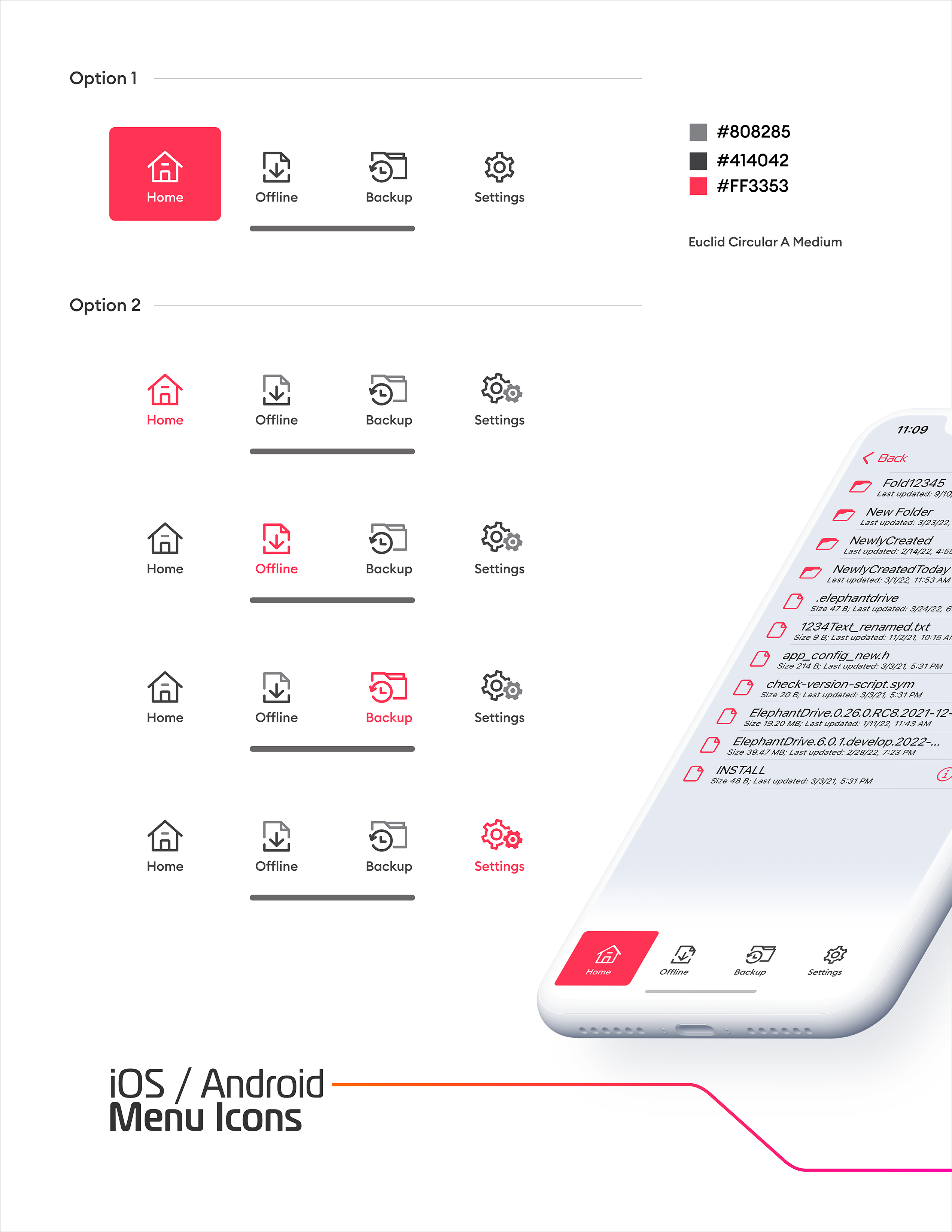 ElephantDrive iOS & Android App Design